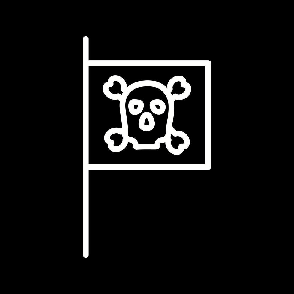 pirata bandera yo vector icono
