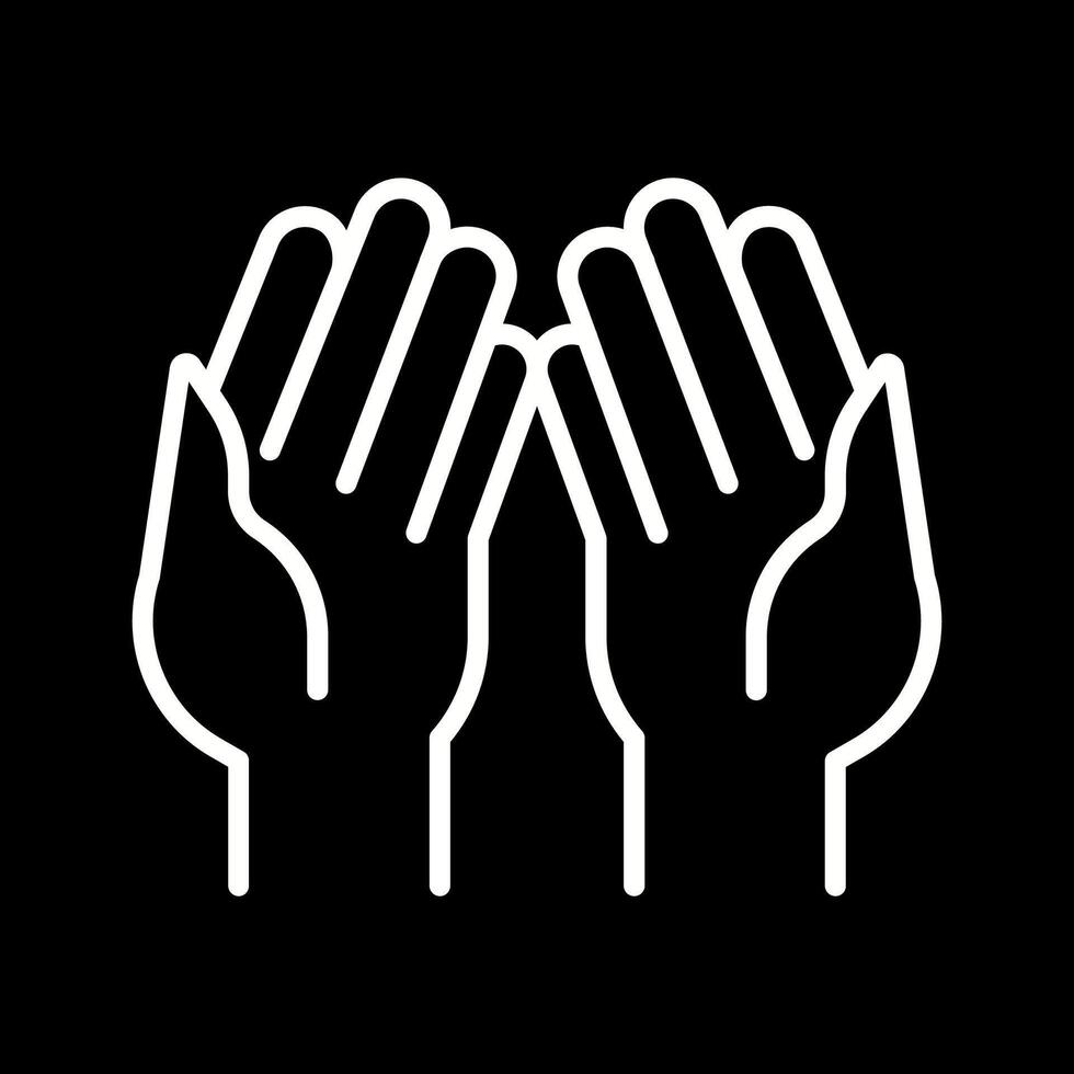 Praying Hands Vector Icon