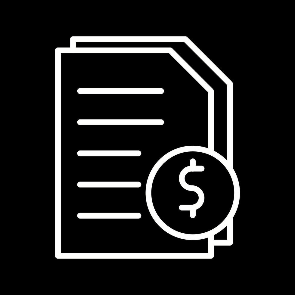 Invoices Vector Icon