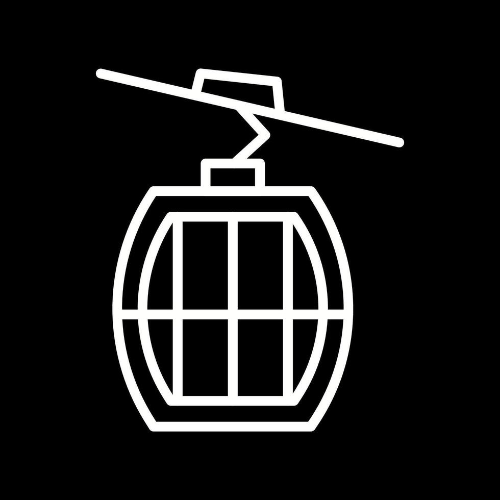 Cable Car Vector Icon