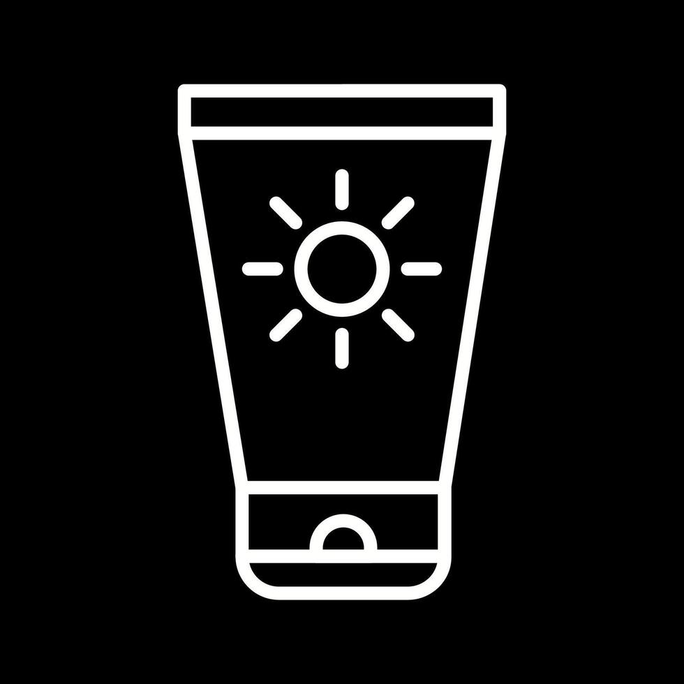 Sun Cream Vector Icon