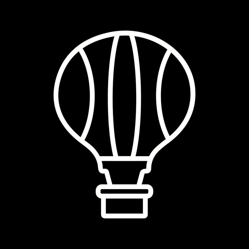 Hot Air Balloon Vector Icon