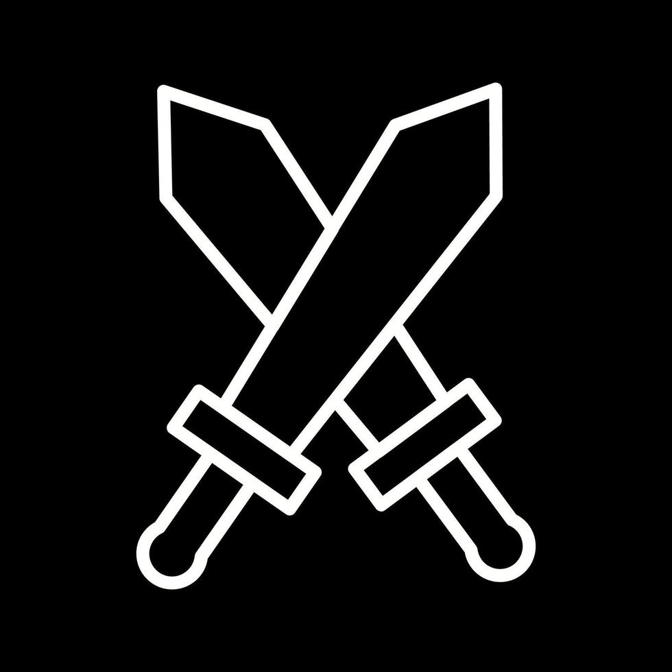 Two Swords Vector Icon