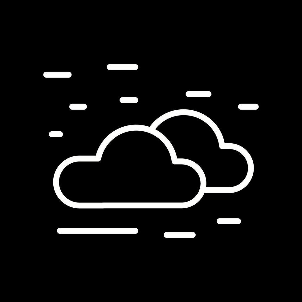 icono de vector de nube