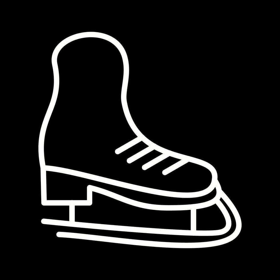 patines, vector, icono vector