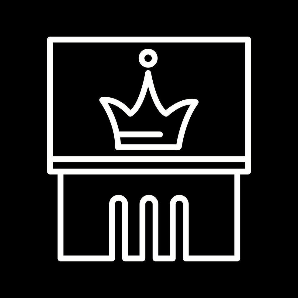 Crown Exhibit Vector Icon