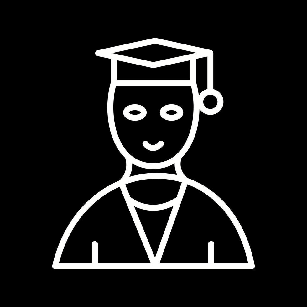 Male Graduate Vector Icon