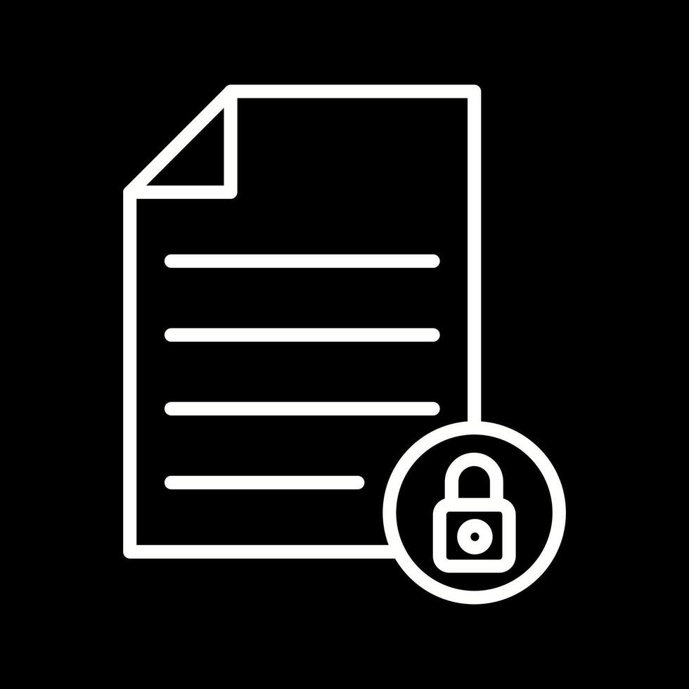 Private Document Vector Icon