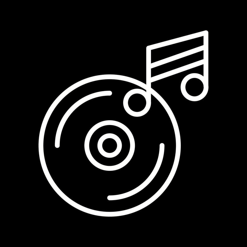 Music CD Vector Icon