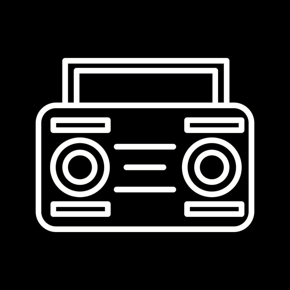 Cassette Player Vector Icon