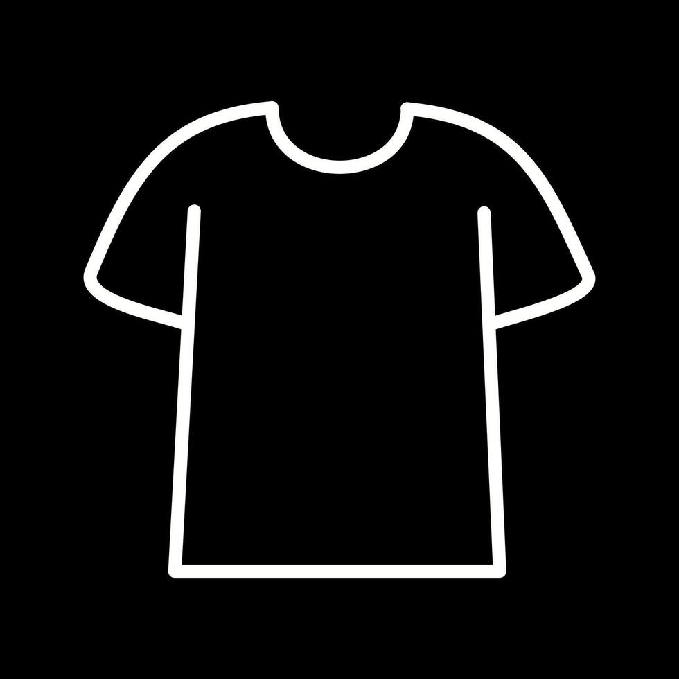 Plain T Shirt Vector Icon