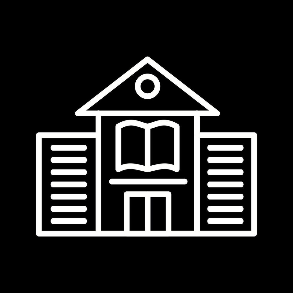 Library Building Vector Icon