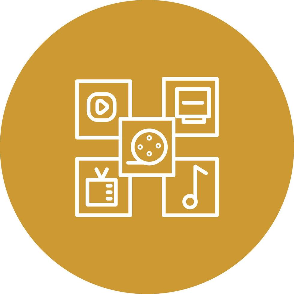 Multimedia Vector Icon