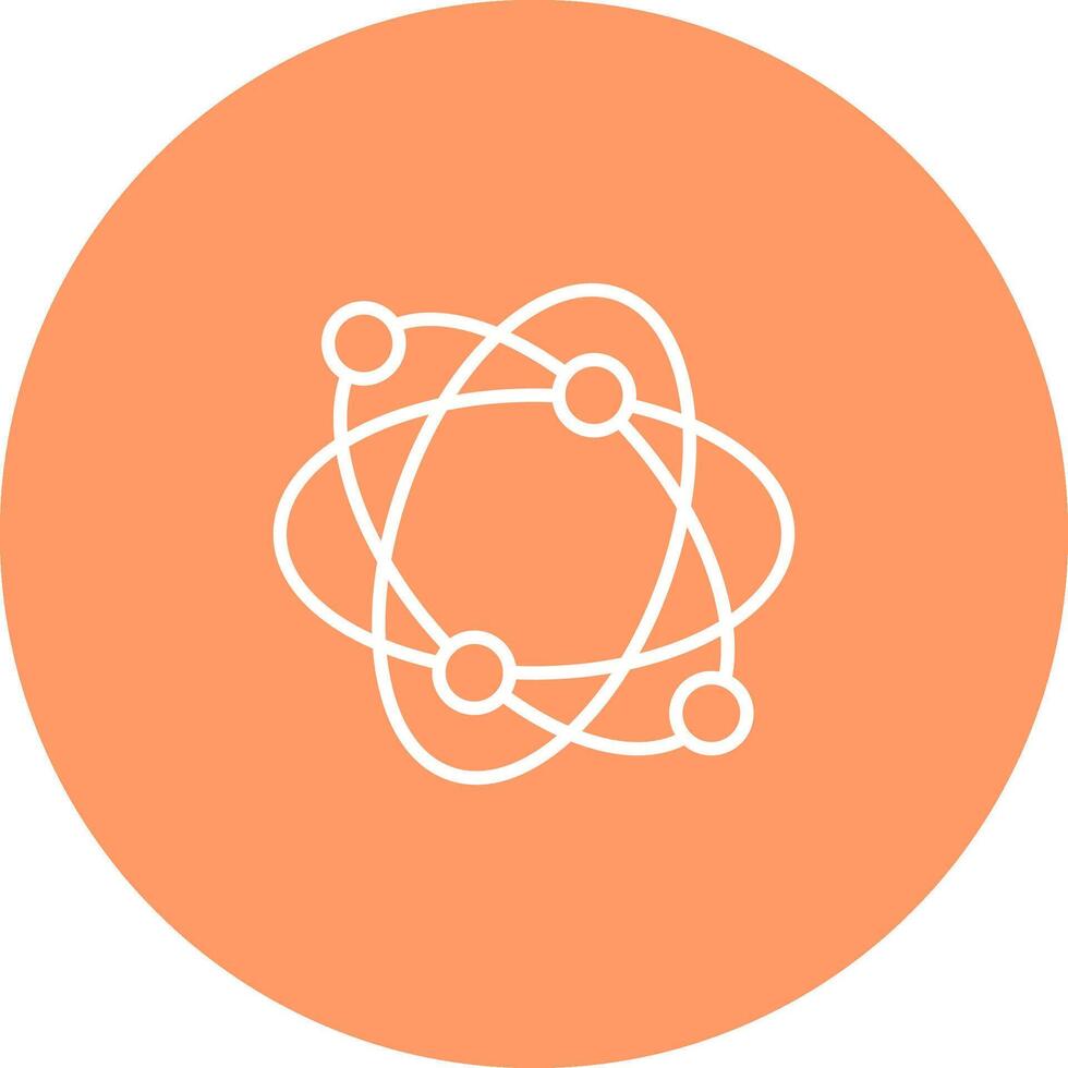 Atomic Structure Vector Icon