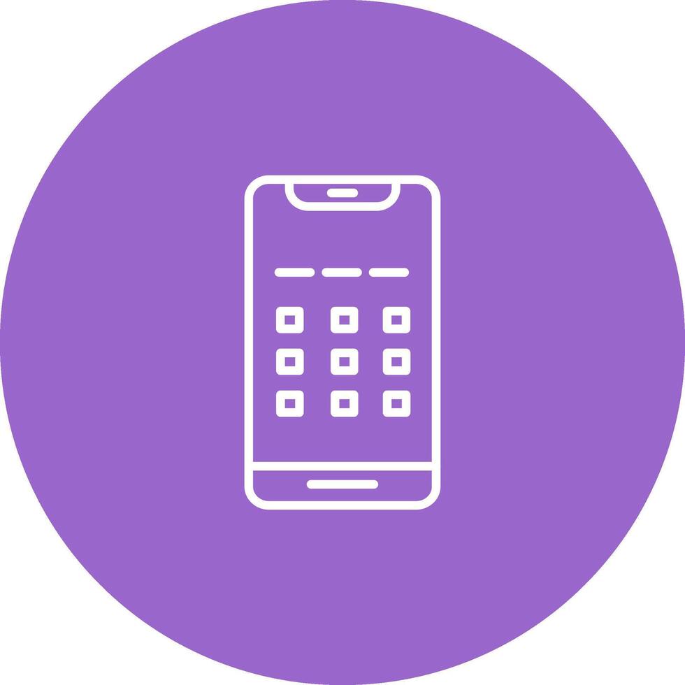 Enter Passcode Vector Icon