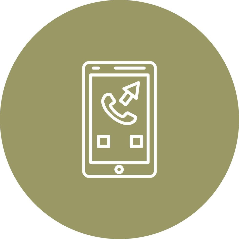 Outgoing Call Vector Icon