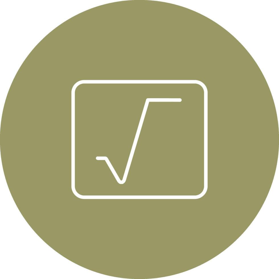 Square Root Vector Icon