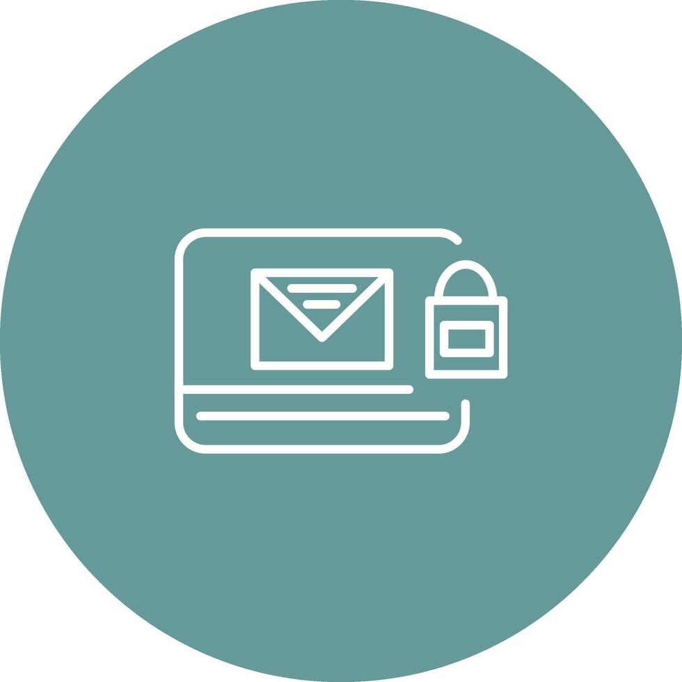 Locked Mail Vector Icon