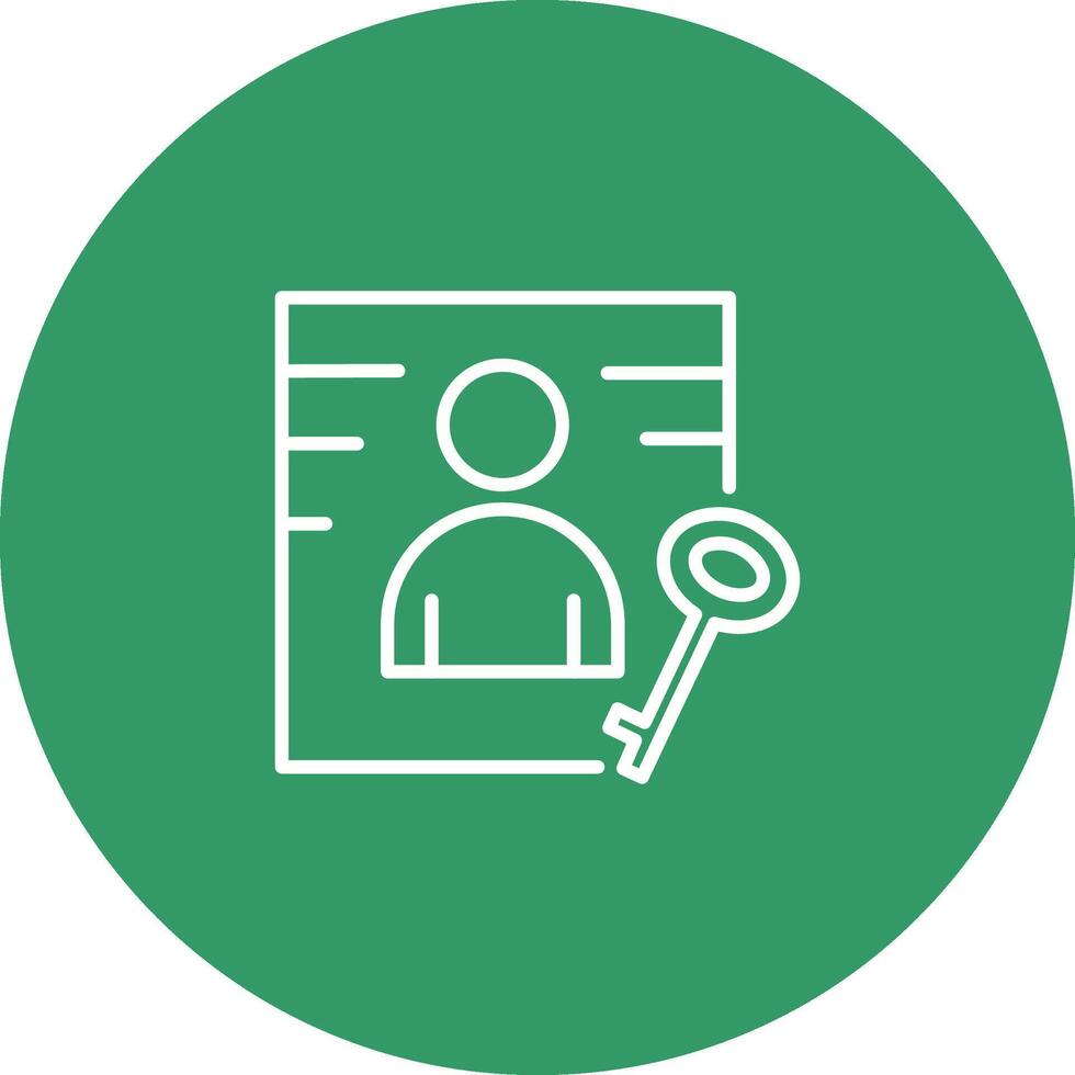 Business Key Vector Icon