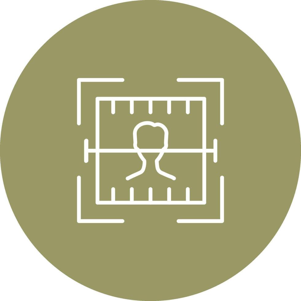 Face Scan Vector Icon