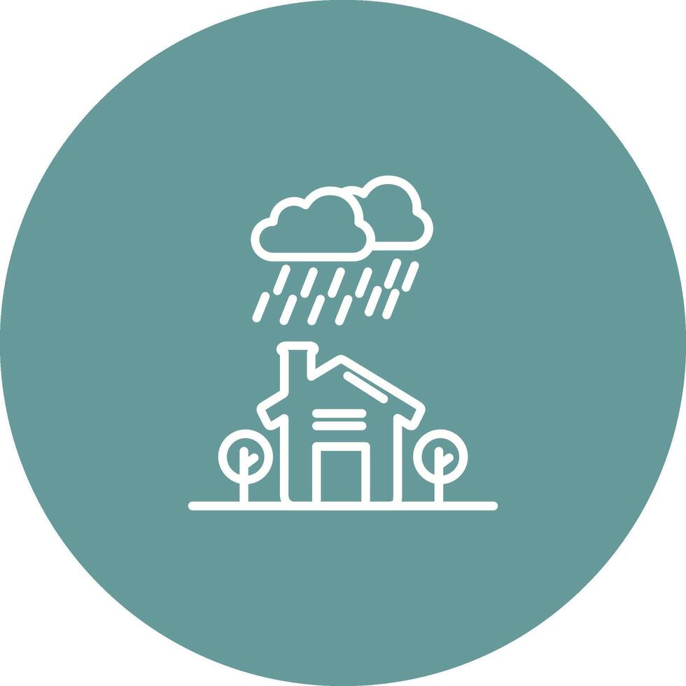 icono de vector de lluvia