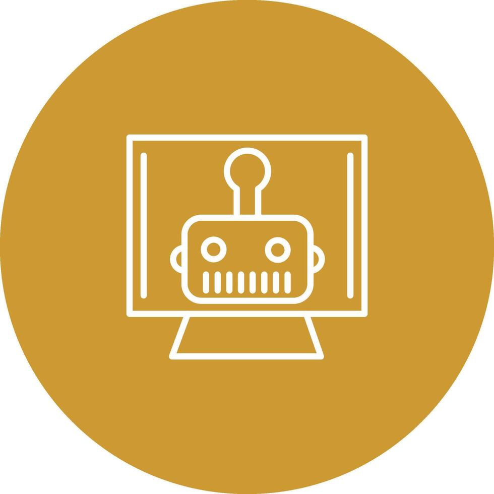 Artificial Bot Vector Icon