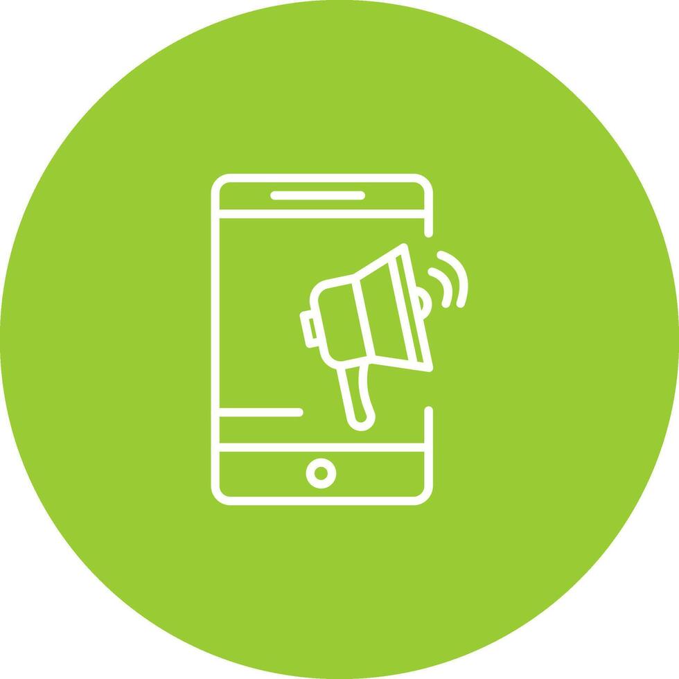 Mobile Advertising Vector Icon