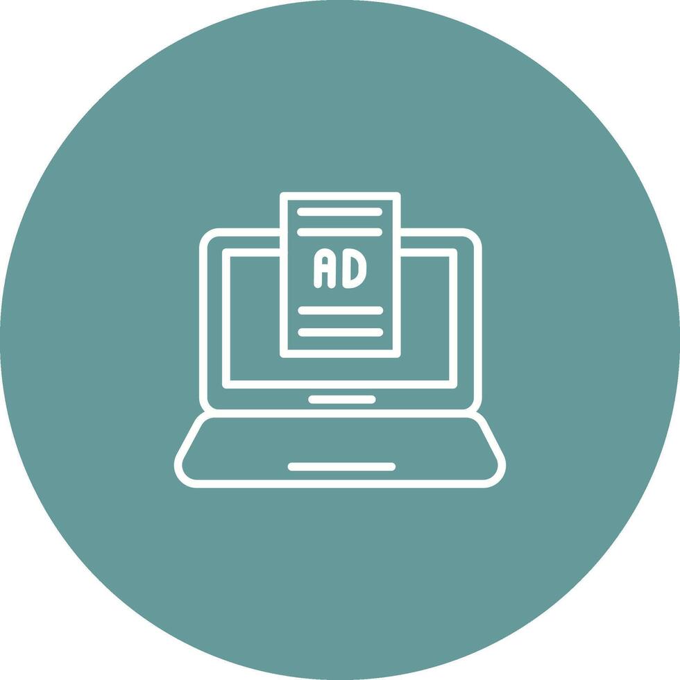 Internet Ads Vector Icon