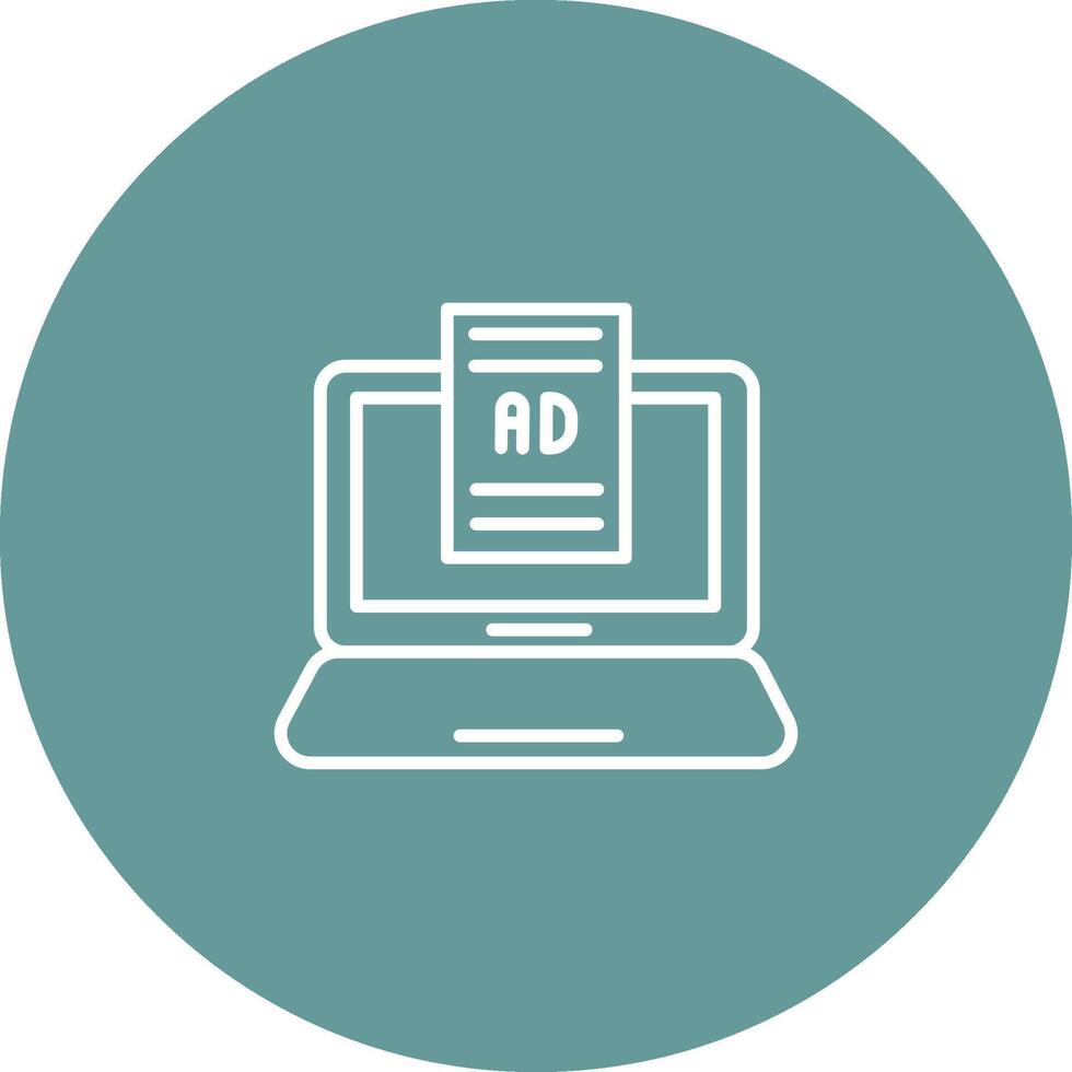 Internet Ads Vector Icon