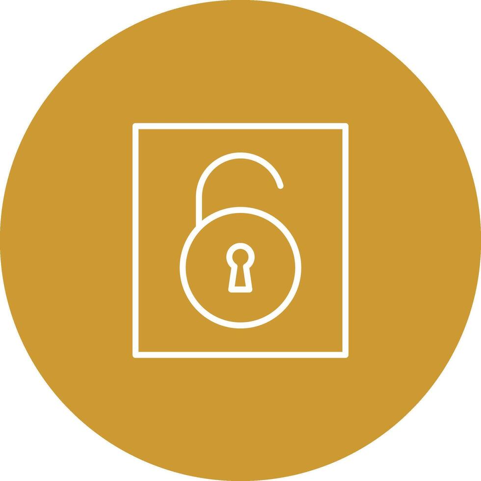 Open Lock I Vector Icon