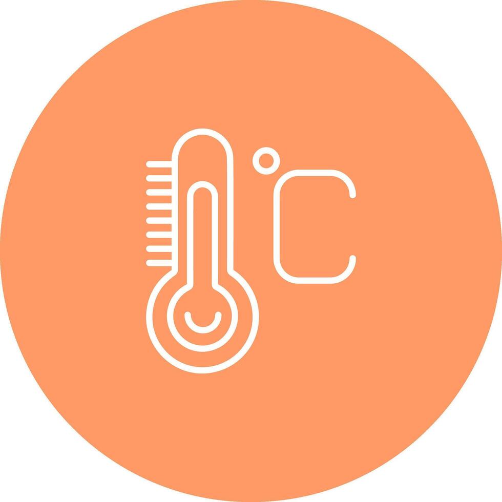 icono de vector de temperatura