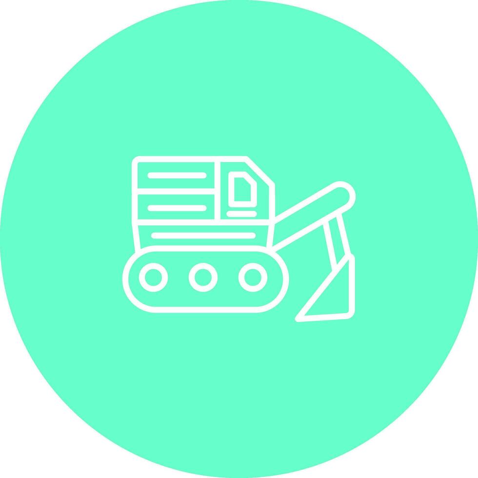 Excavator Vector Icon