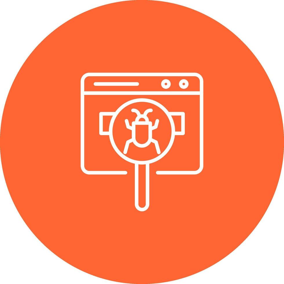 Web Bug Vector Icon