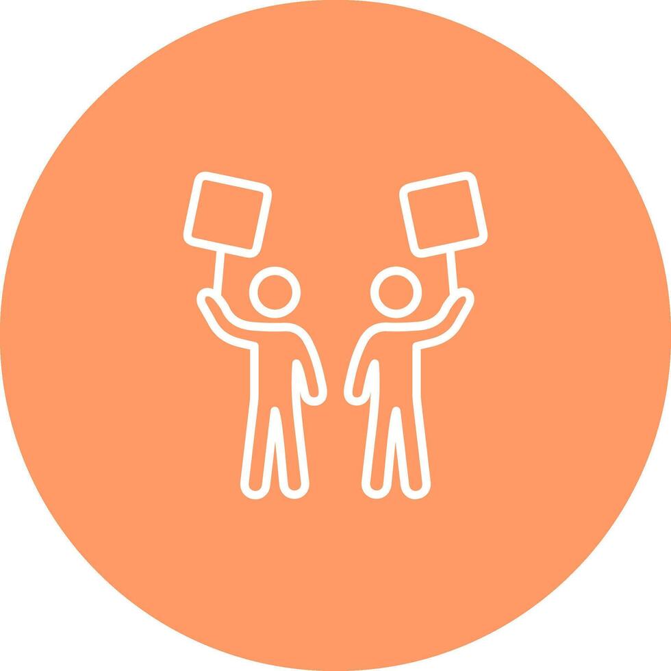 Demonstrator Vector Icon