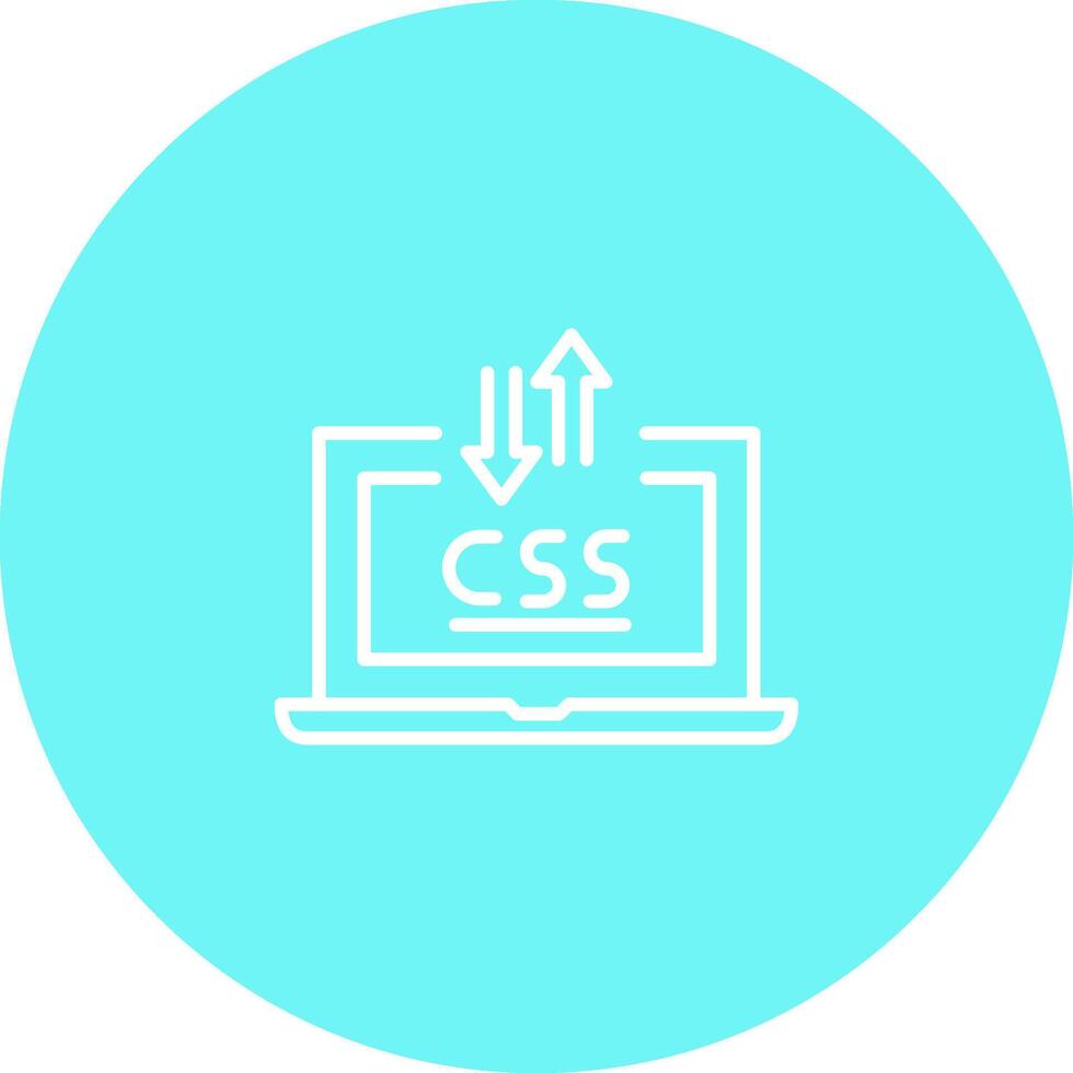 CSS Laptop Vector Icon 40098313 Vector Art at Vecteezy