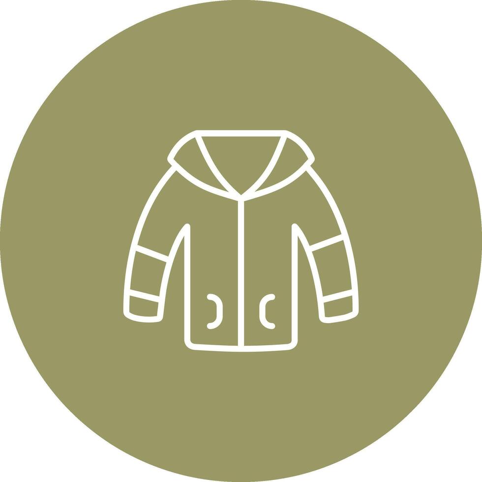 Winter Jacket Vector Icon