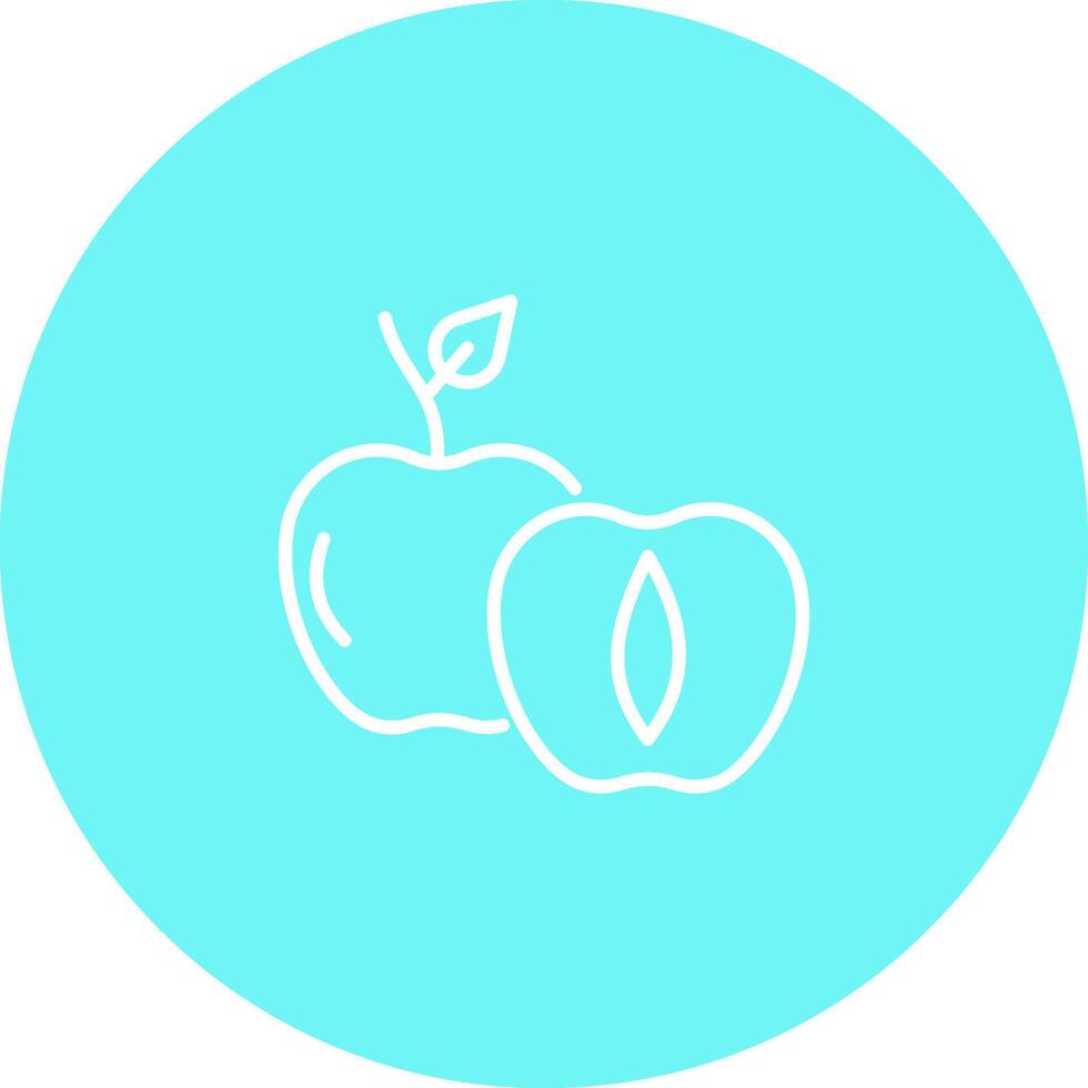 Apricot Vector Icon