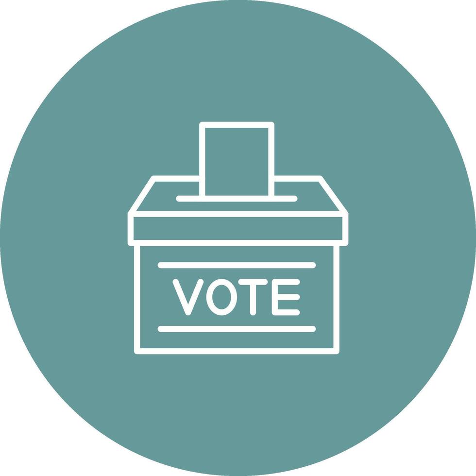 icono de vector de voto