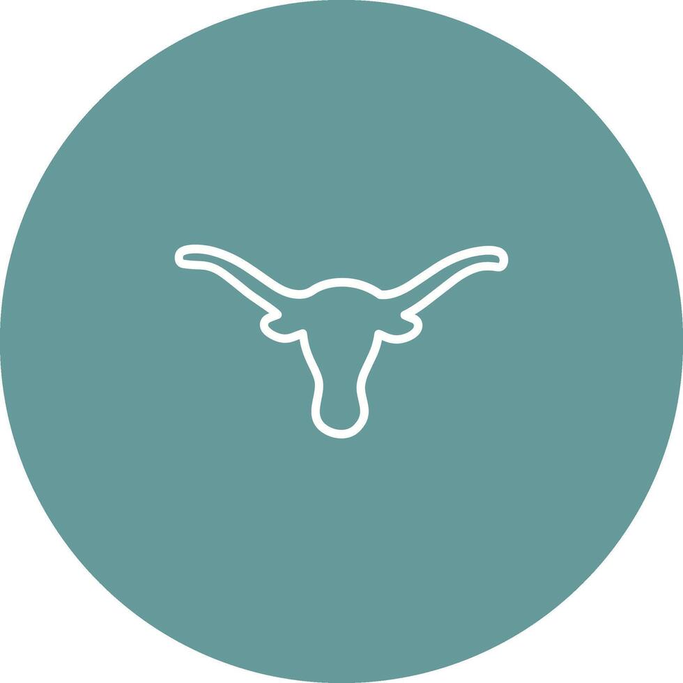 Bull Horns Vector Icon