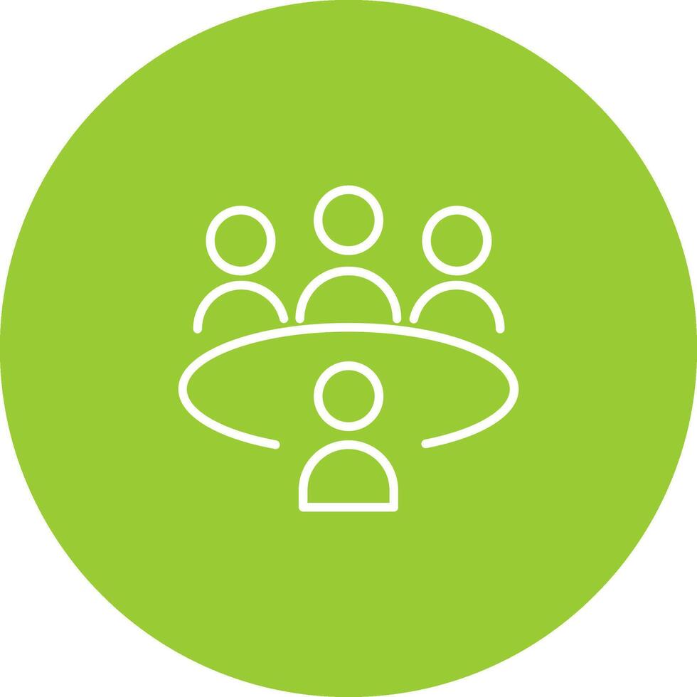 Conference Table Vector Icon