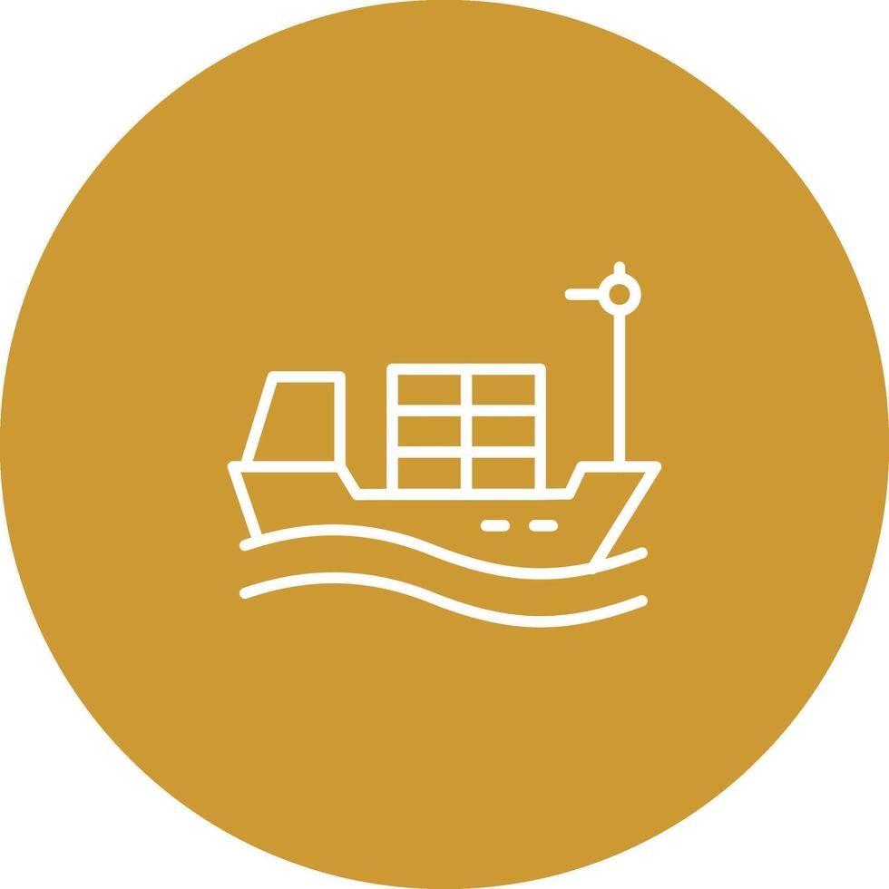 Cargo Ship I Vector Icon