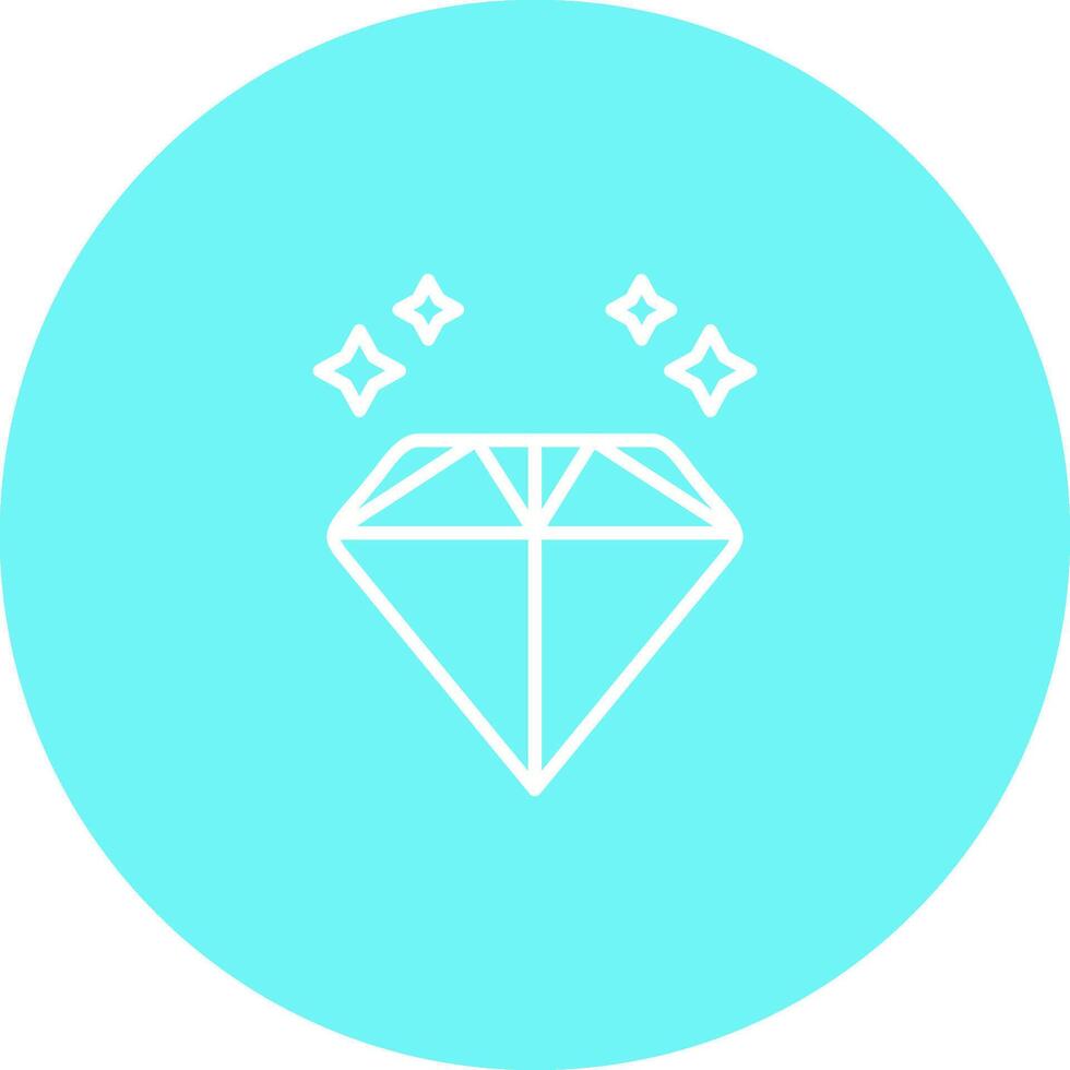 icono de vector de diamante