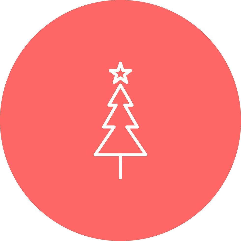 icono de vector de árbol de navidad