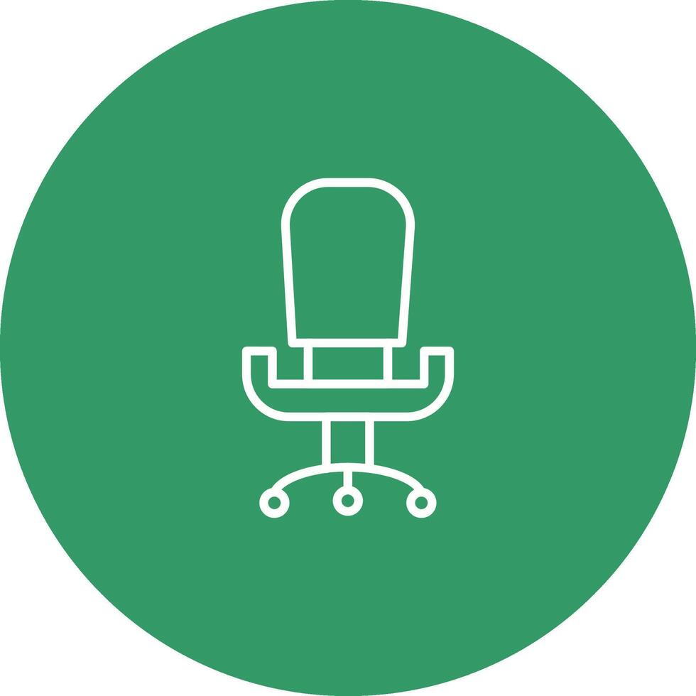 Office Chair III Vector Icon