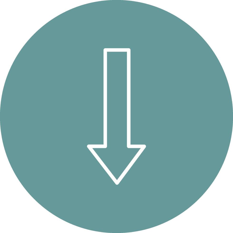 Arrow Down Vector Icon