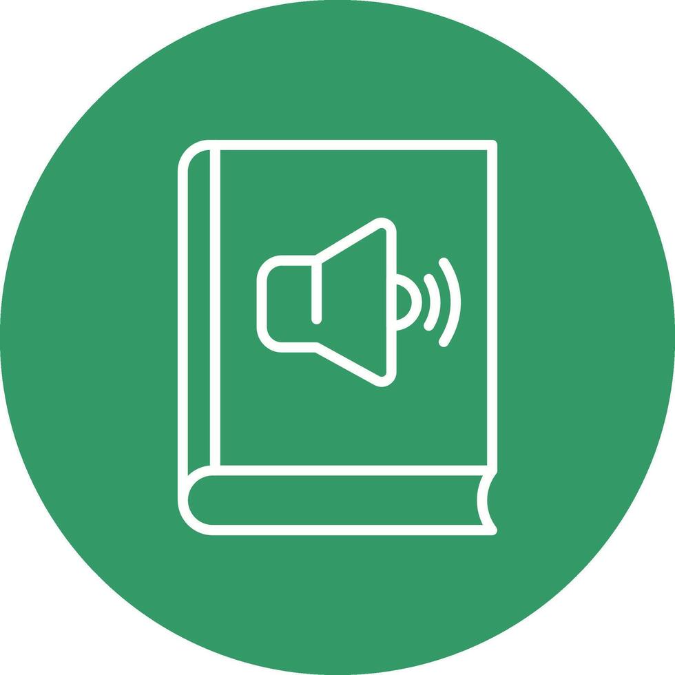 Audio Book Vector Icon
