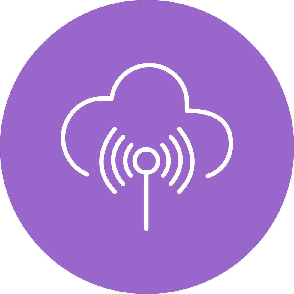 Internet Cloud Vector Icon