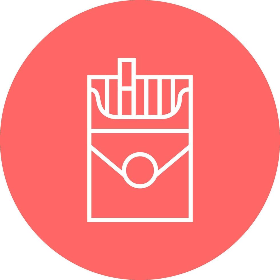 Cigarette Pack Vector Icon