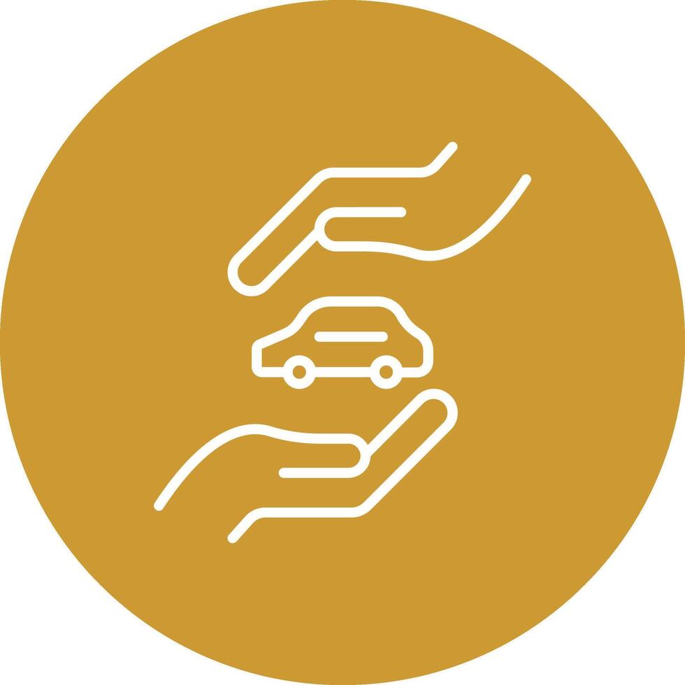 Car Insurance Vector Icon