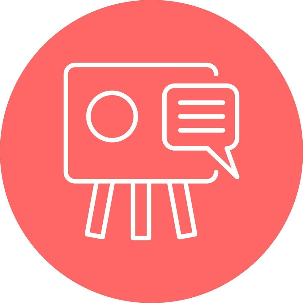 Message Board Vector Icon